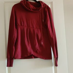 Burgandy Cowl neck Sweater